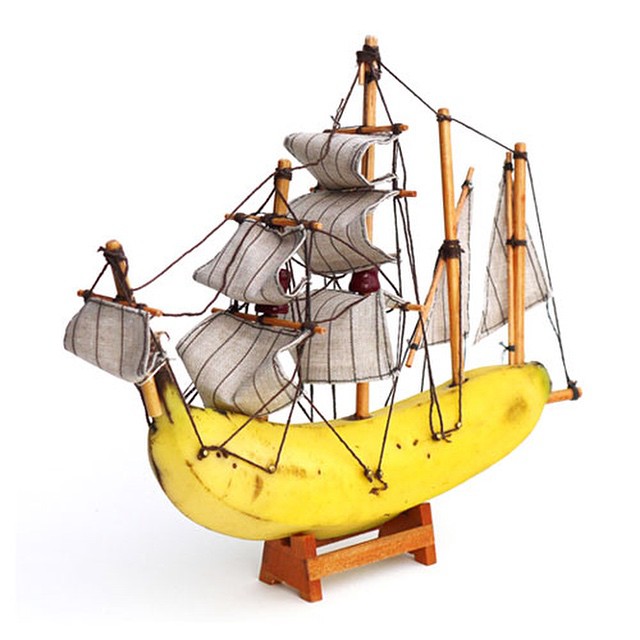 #banana #boat #frigate #creative #art #habal #هبل
#HabaLdotCom
#هبل_دوت_كوم