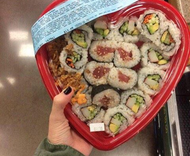 #happy#sushi's day #valentines #love #food #habal #هبل
#HabaLdotCom
#هبل_دوت_كوم