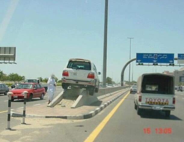 #perfect #parking #spot #oilcheck #highway #habal #هبل #habaldotcom