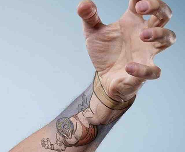 #powerful #hand #tatoo #creative #habal #هبل #habaldotcom
